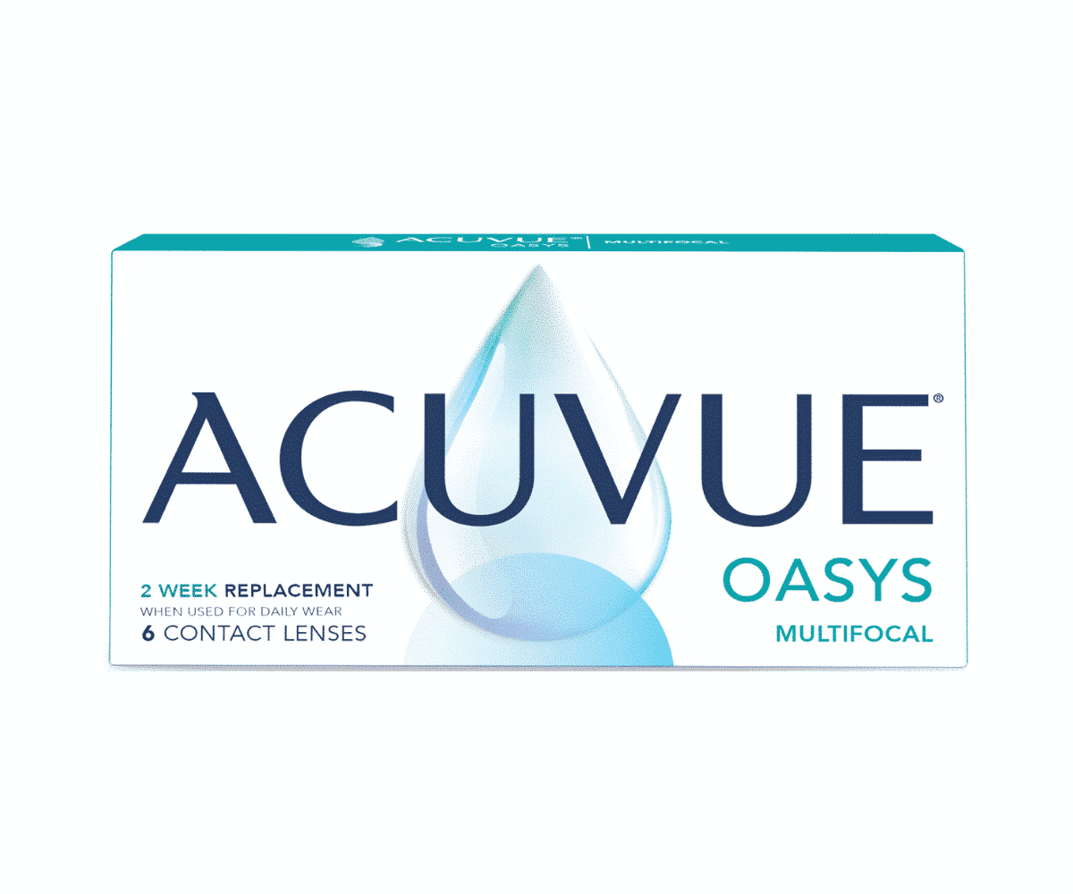 עדשות מולטיפוקל דו שבועיות אקיוביו אואזיס מולטיפוקל Acuvue Oasys Multifocal 6pck