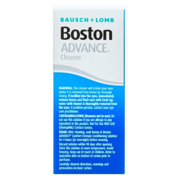 סבון ניקוי לעדשות קשות בוסטון אדוונס קלינר Boston Advance Cleaner