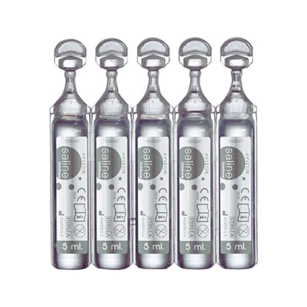 תמיסת סליין אמפולות אביזור סליין בקבוקונים avizor saline unidose