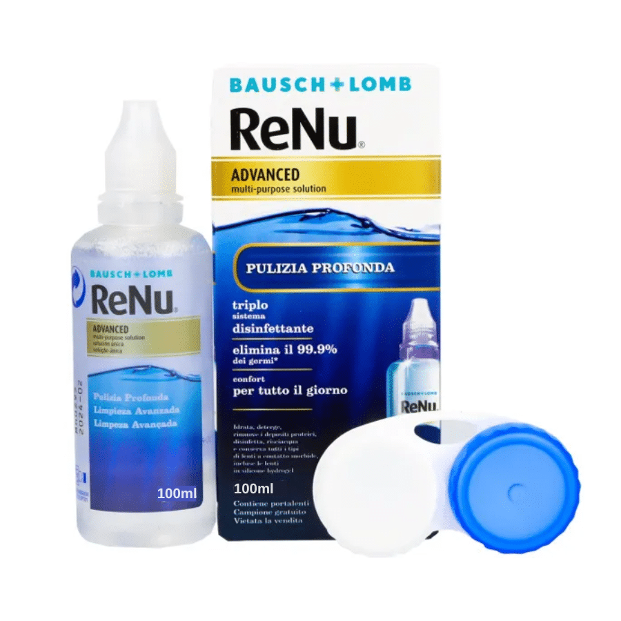 תמיסת נסיעות לחו"ל  רניו אדוונס 100 מ"ל  ReNu Advanced 100ml