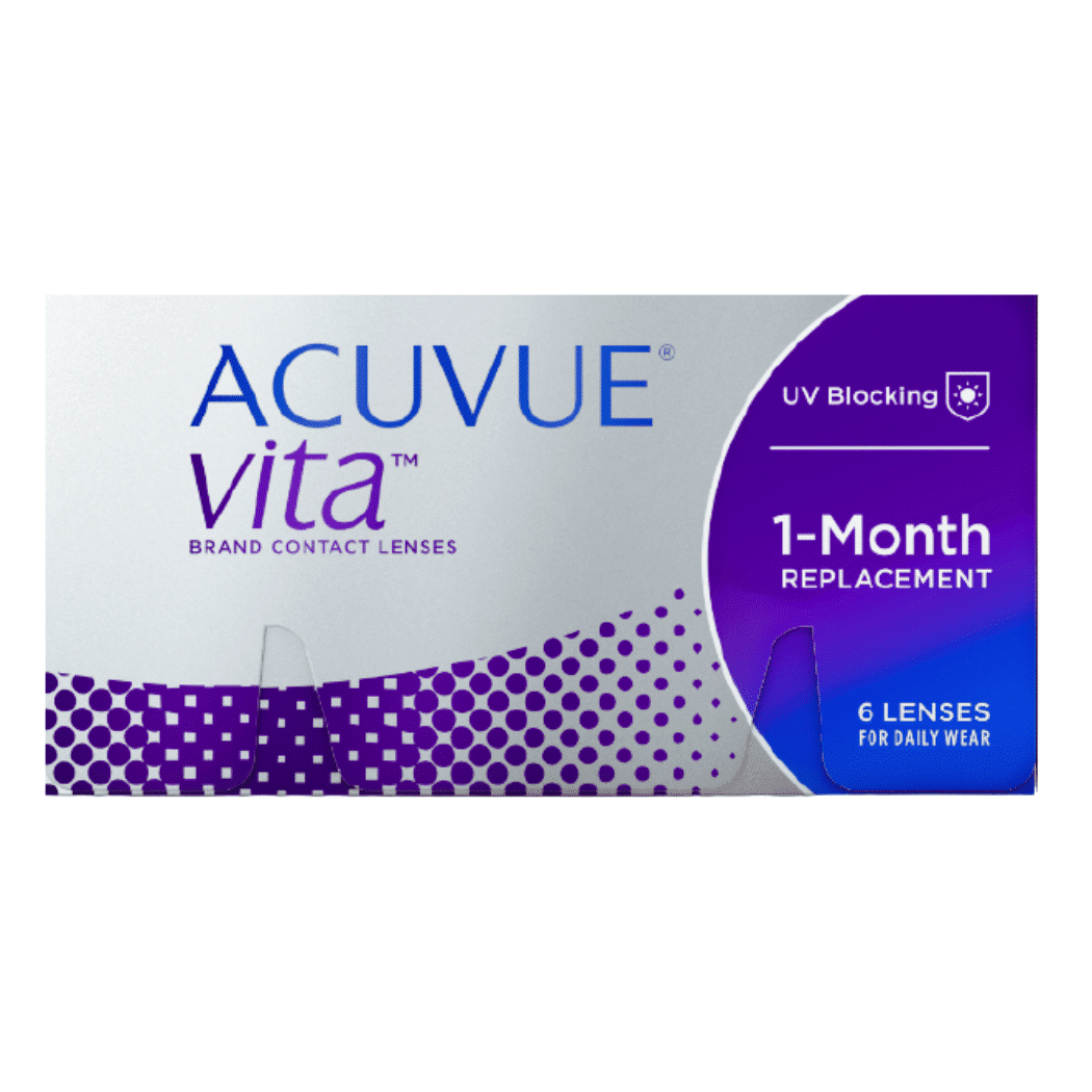 עדשות מגע חודשיות אקיוביו ויטה 6 יחי' Acuvue Vita 6pck