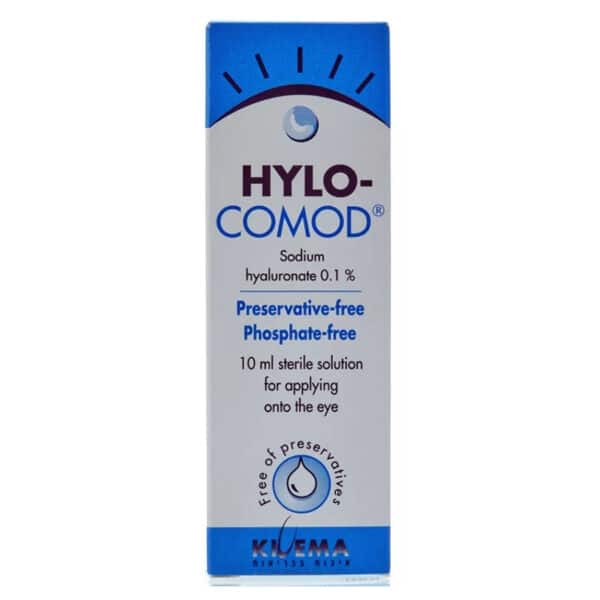 טיפות ליובש בינוני/חמור הילו קומוד 10 מ"ל Hylo Comod 10ml